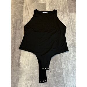 Reoria‎ XL Black Bodysuit